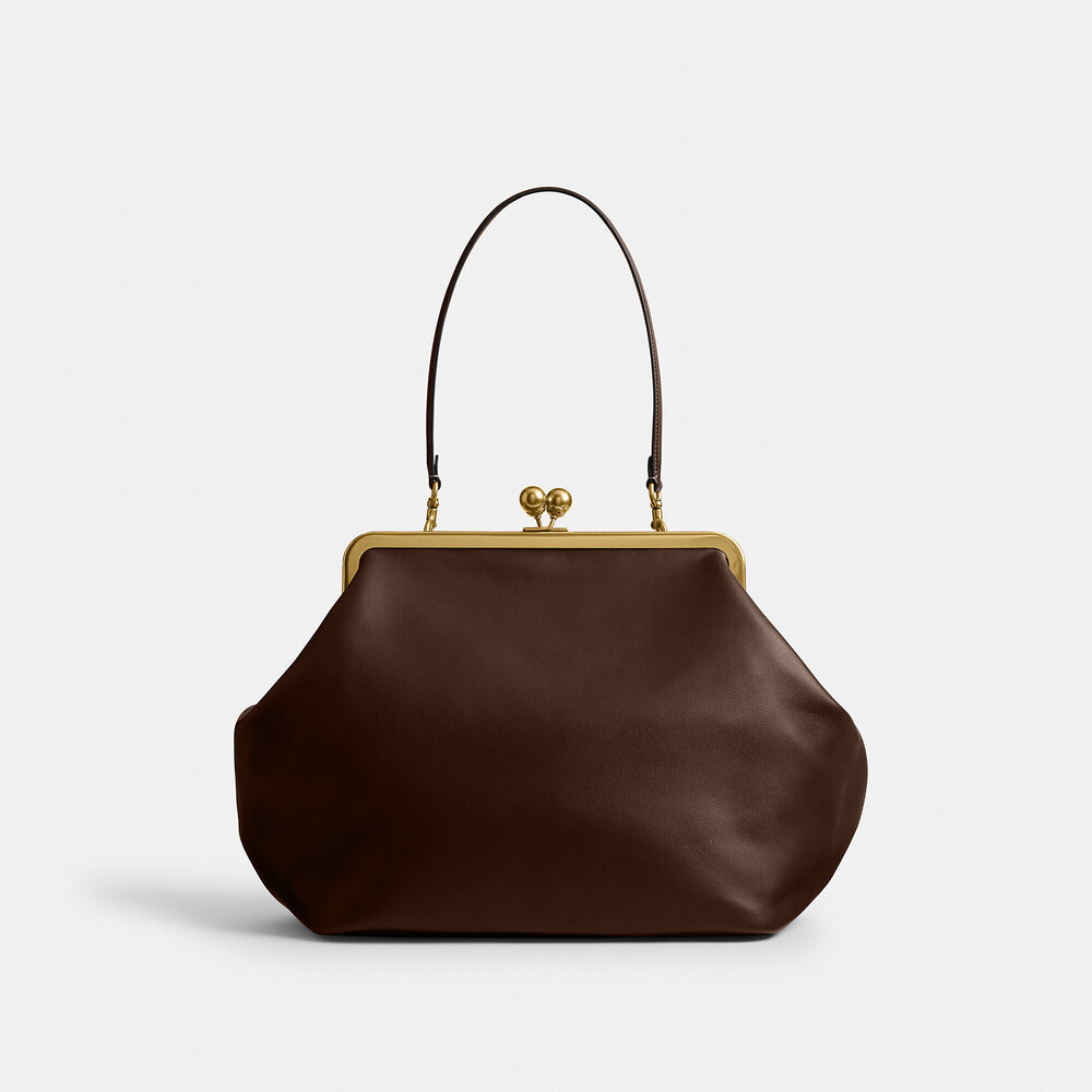 Coach Large Kisslock Frame Bag !!